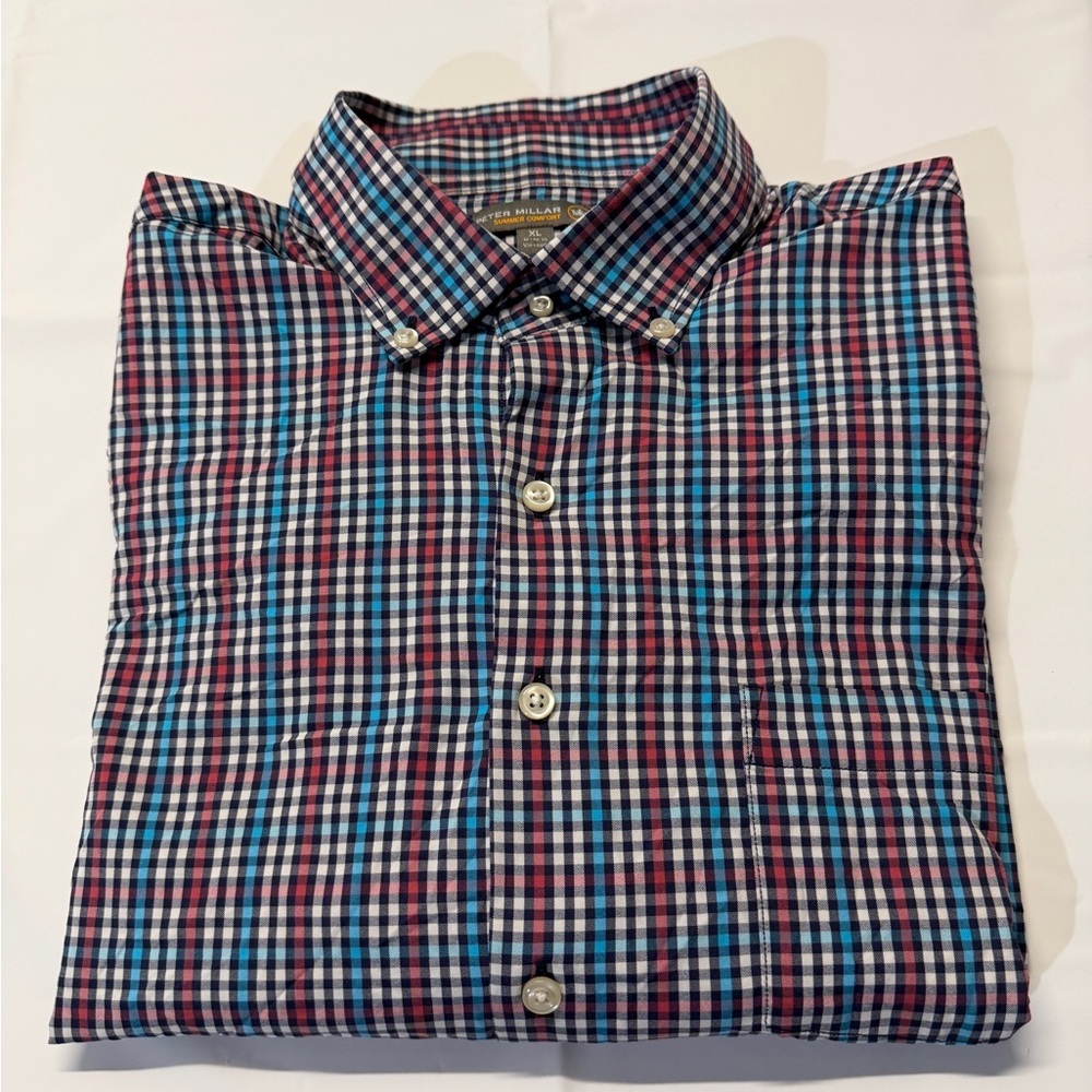 Peter Millar Multicolor Plaid Button-Down Shirt